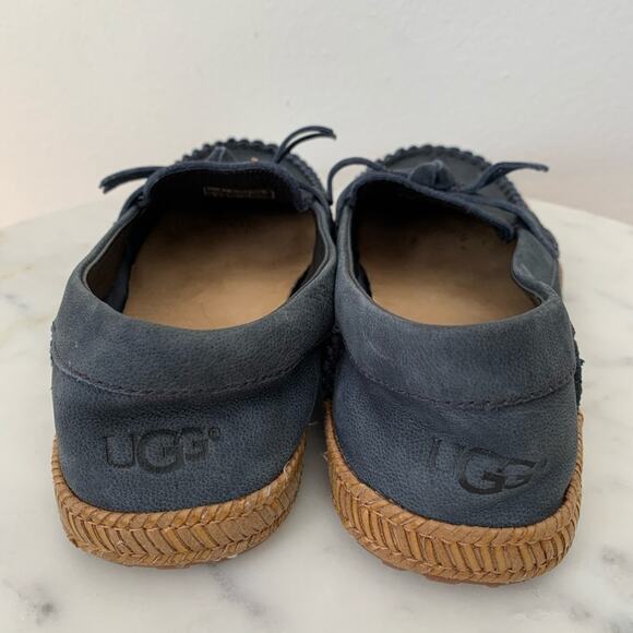 UGG Suede Loafers Blue Women's 5.5 US - Picture 4 of 7